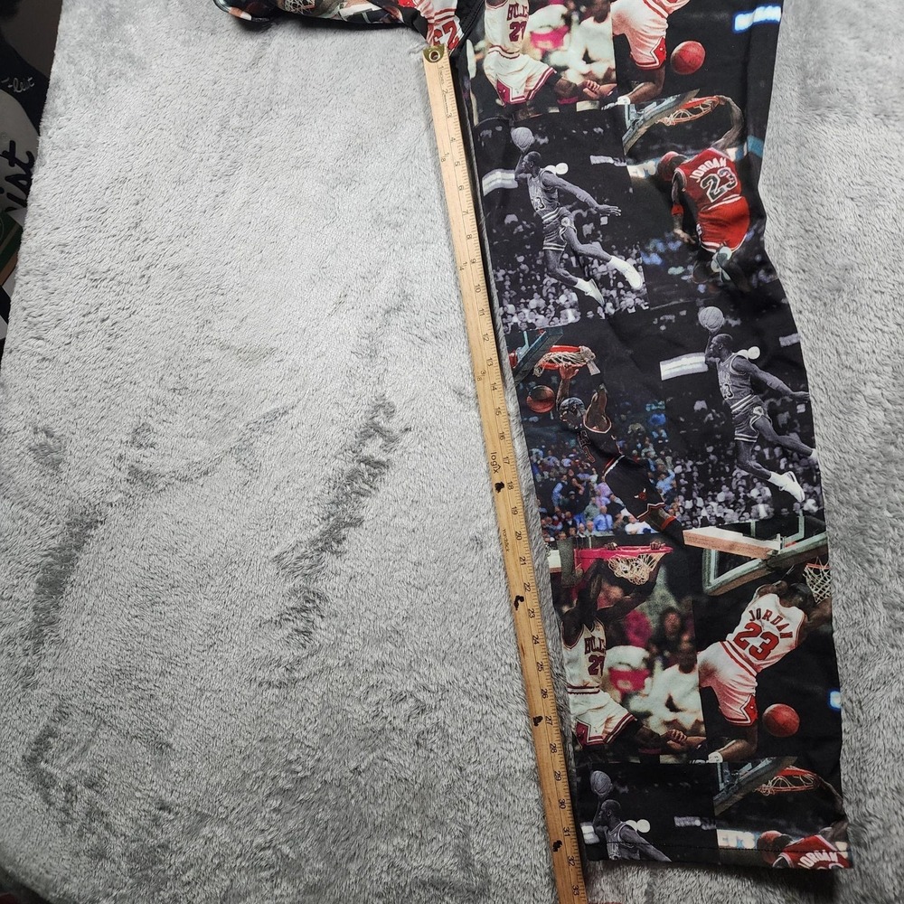 Chicago Bulls Pants Mens Medium 30x32 NBA Basketball Jordan 23 AOP Jumpman Nike - Picture 10 of 12